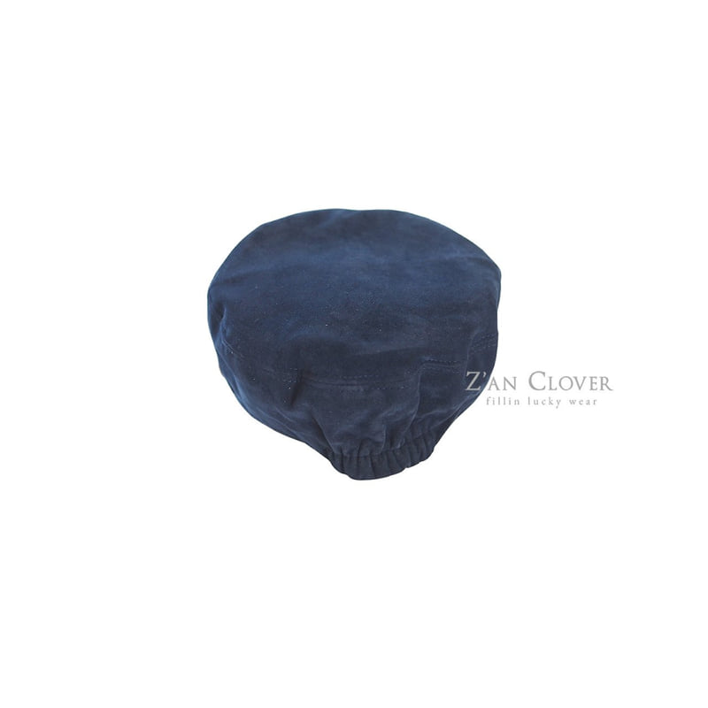 Zan Clover - Korean Children Fashion - #kidsstore - Suede Marine Cap - 12