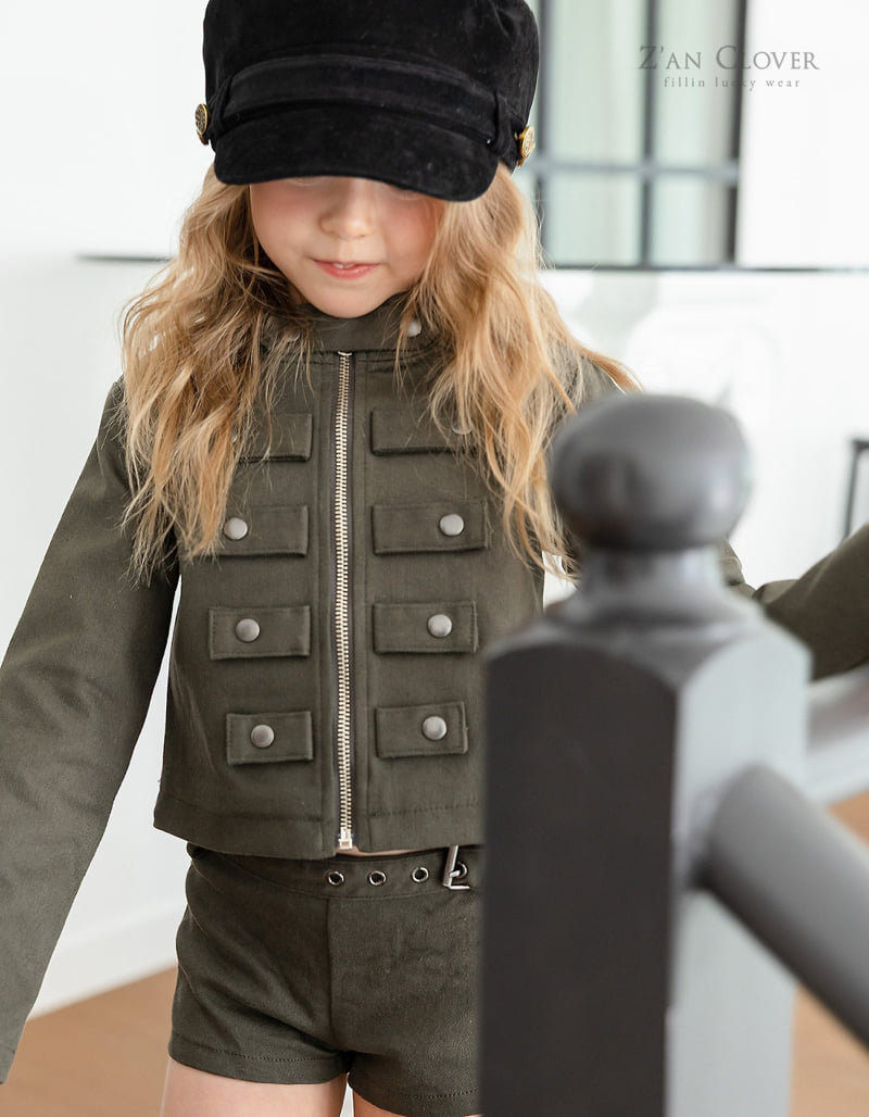 Zan Clover - Korean Children Fashion - #kidsstore - Napoleon Jacket - 3