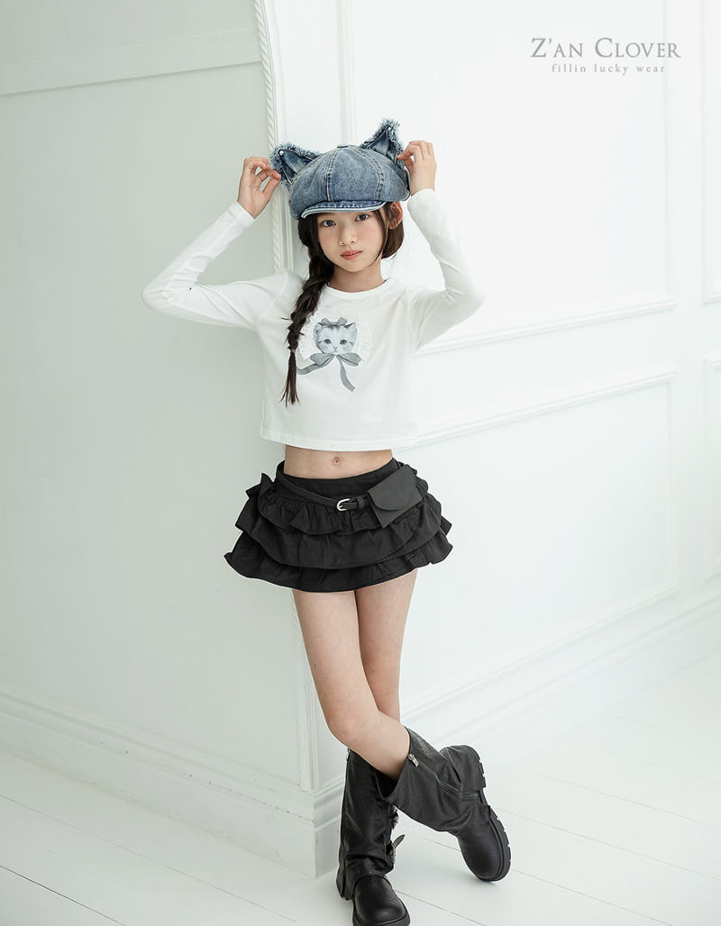 Zan Clover - Korean Children Fashion - #kidzfashiontrend - Bohemian Cancan Skirt - 11