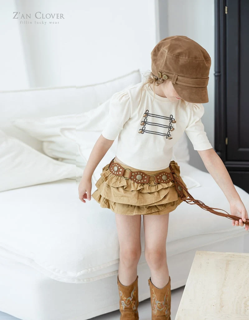 Zan Clover - Korean Children Fashion - #littlefashionista - Western Tassel Belt - 3