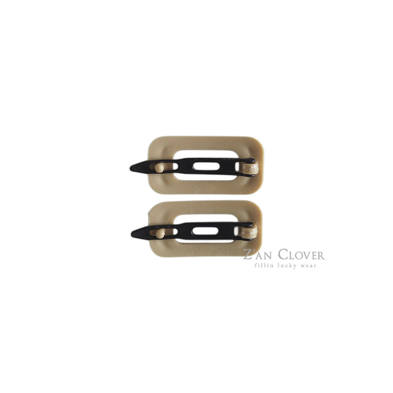 Zan Clover - Korean Children Fashion - #magicofchildhood - Square Hair Clip - 12
