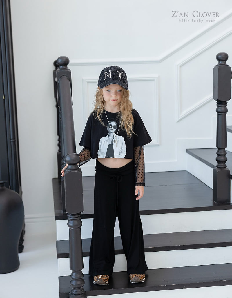 Zan Clover - Korean Children Fashion - #magicofchildhood - Folding Wide Pants - 11