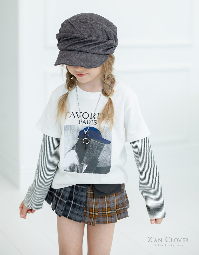 Zan Clover - Korean Children Fashion - #magicofchildhood - Paris Layered Tee - 10