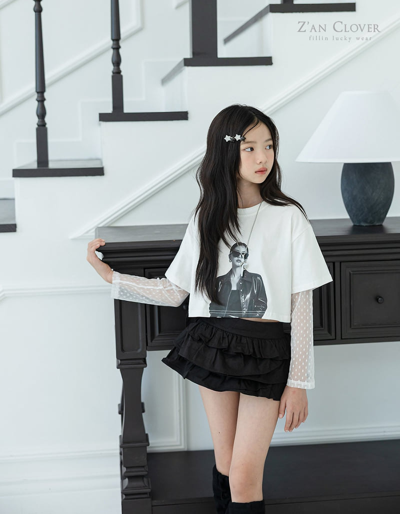 Zan Clover - Korean Children Fashion - #magicofchildhood - Muse Layered Tee - 4