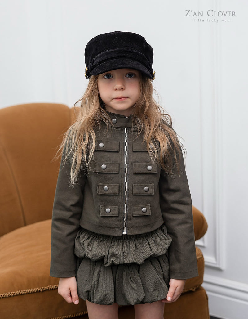 Zan Clover - Korean Children Fashion - #minifashionista - Suede Marine Cap - 3