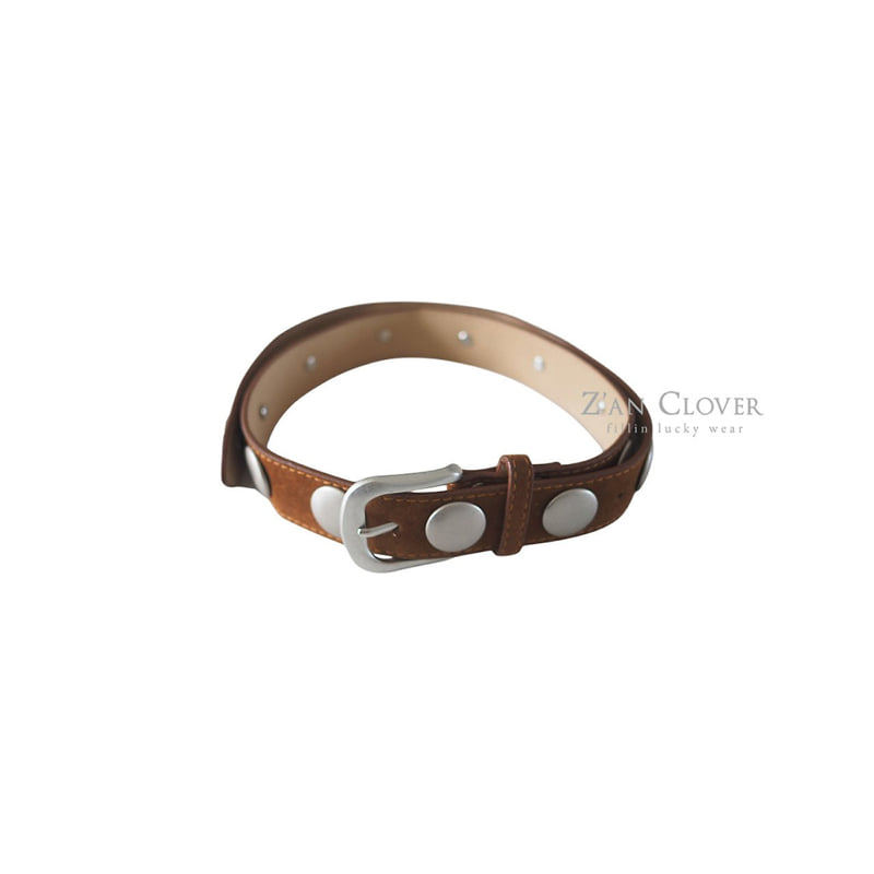 Zan Clover - Korean Children Fashion - #minifashionista - Round Stud Belt - 12