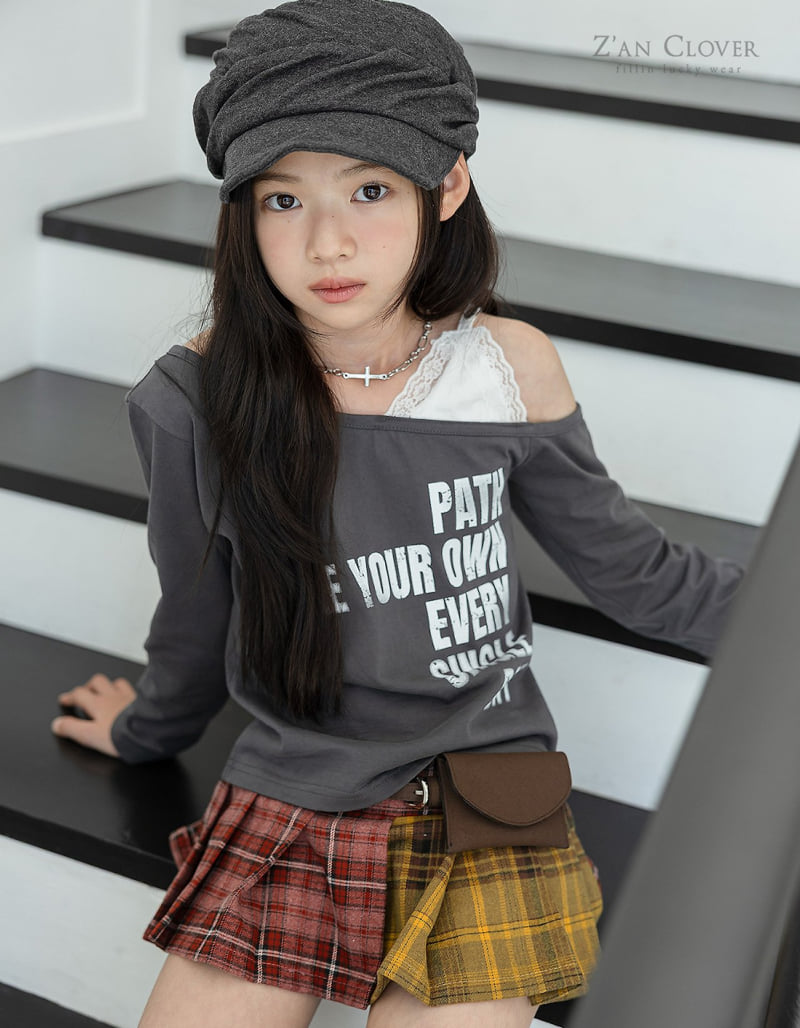 Zan Clover - Korean Children Fashion - #minifashionista - Lace Camisole Tee - 10