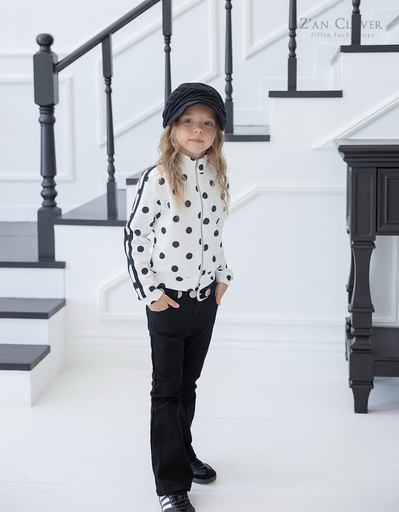 Zan Clover - Korean Children Fashion - #prettylittlegirls - Star Bootcut Pants - 6