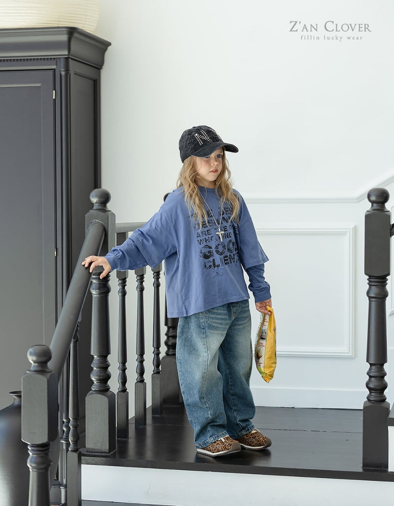 Zan Clover - Korean Children Fashion - #prettylittlegirls - Vintage Layered Tee - 10