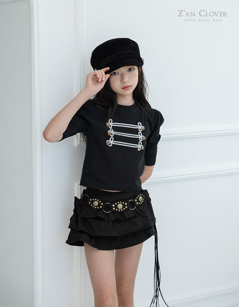 Zan Clover - Korean Children Fashion - #todddlerfashion - Western Tassel Belt - 7