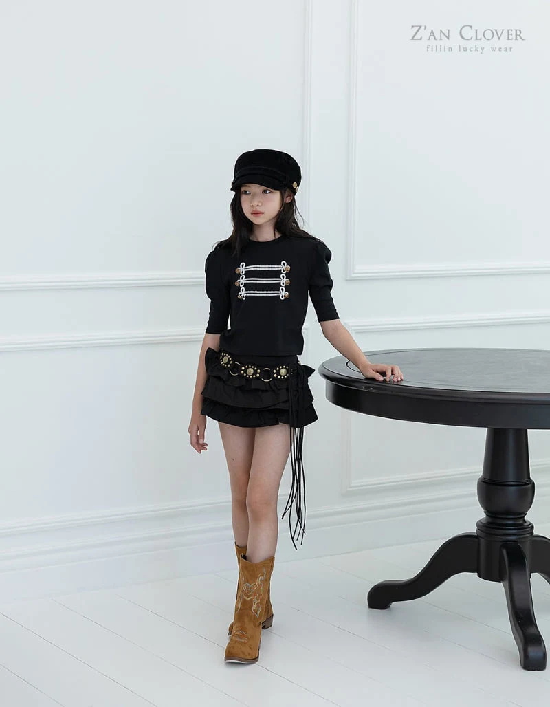 Zan Clover - Korean Children Fashion - #toddlerclothing - Western Tassel Belt - 8