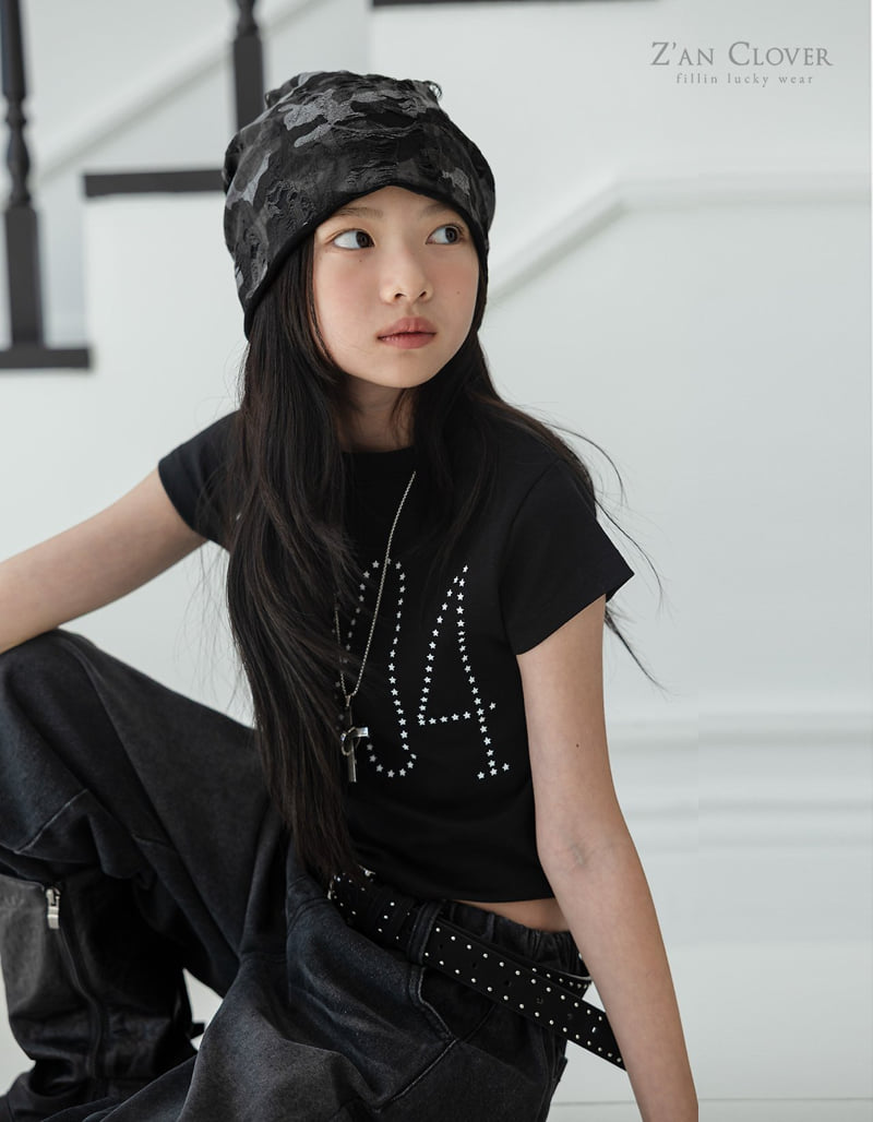 Zan Clover - Korean Children Fashion - #toddlerclothing - Burnout Camo Beanie - 6