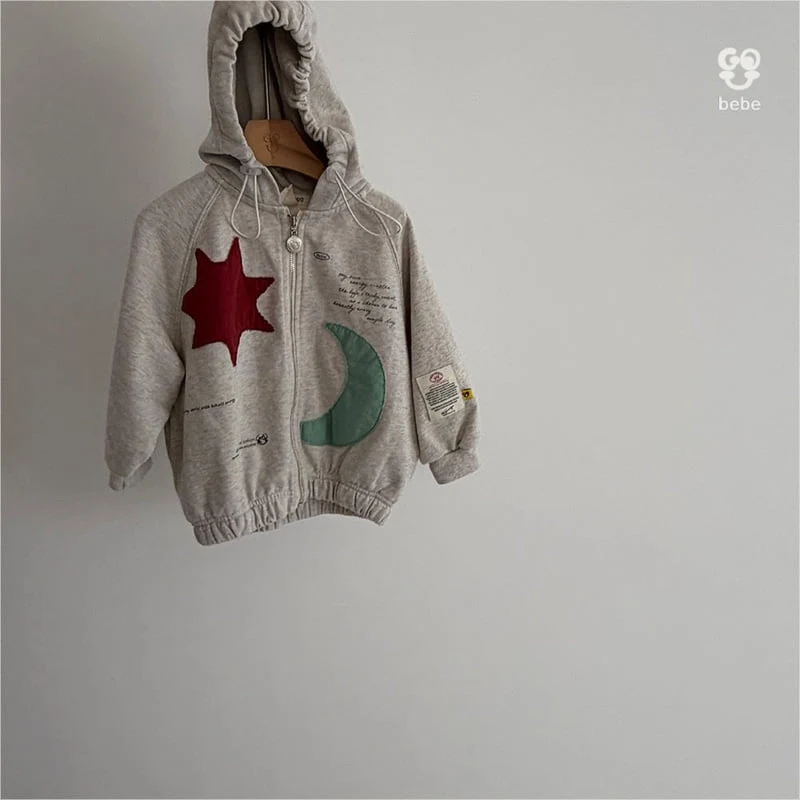 go;u - Korean Baby Fashion - #babyboutique - Bebe Sun Moon Zip-up - 11