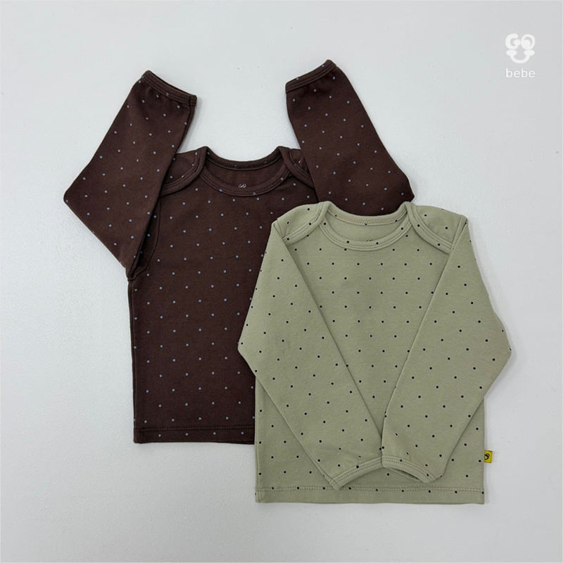 go;u - Korean Baby Fashion - #babyboutique - Bebe Small Beans Tee