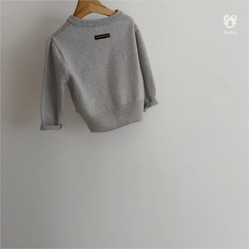 go;u - Korean Baby Fashion - #babyboutique - Bebe Duck Knit Top - 11