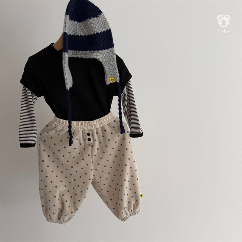 go;u - Korean Baby Fashion - #babyboutique - B Dot Dam Dam Pants - 9