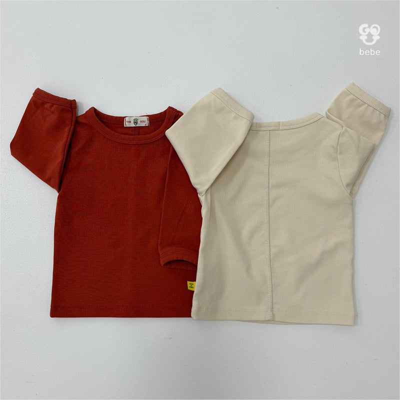 go;u - Korean Baby Fashion - #babyboutique - B Seven Sleeve Tee