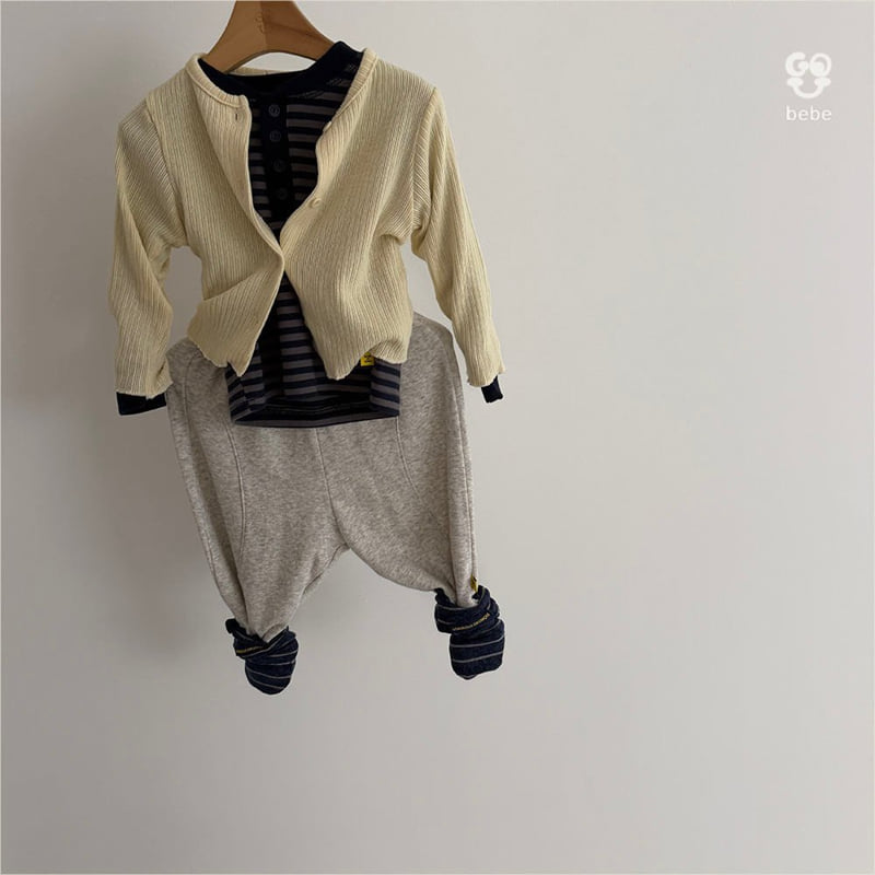go;u - Korean Baby Fashion - #babyboutiqueclothing - Bebe Always Cardigan - 6