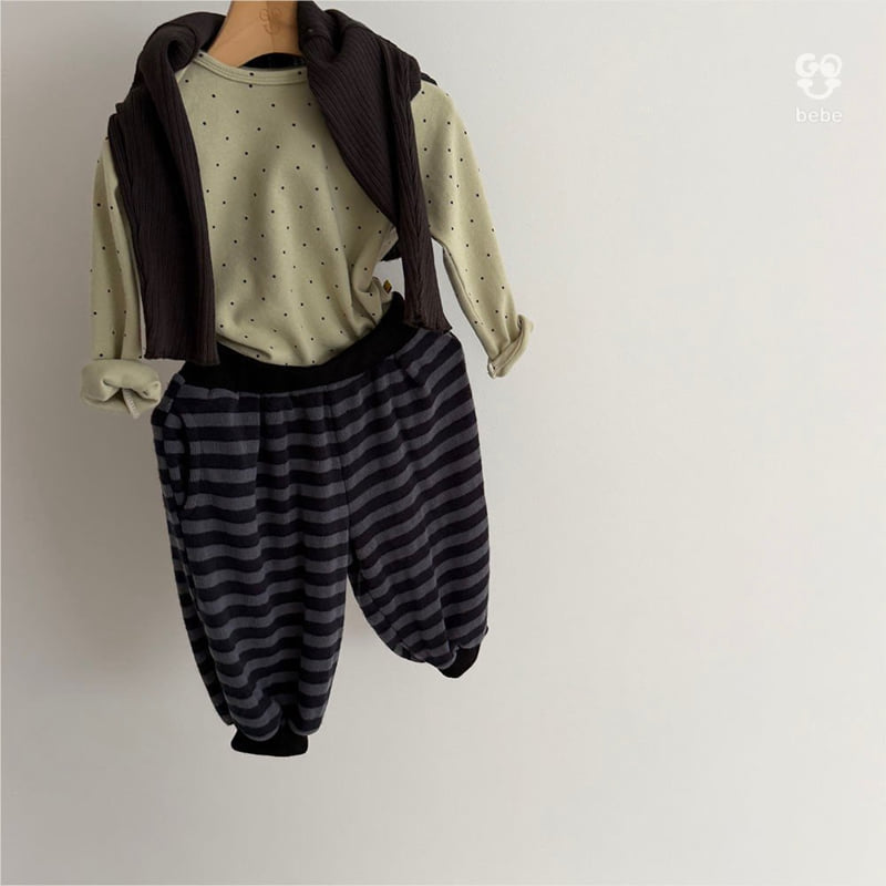 go;u - Korean Baby Fashion - #babyboutiqueclothing - Bebe Small Beans Tee - 3