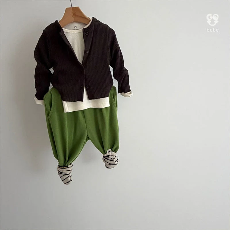 go;u - Korean Baby Fashion - #babyclothing - Bebe Soft Pants - 12