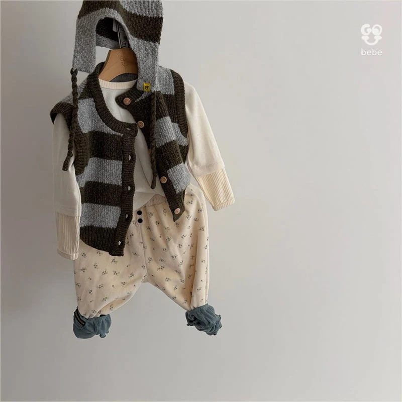 go;u - Korean Baby Fashion - #babyclothing - Bebe Dot Damdam Pants - 6