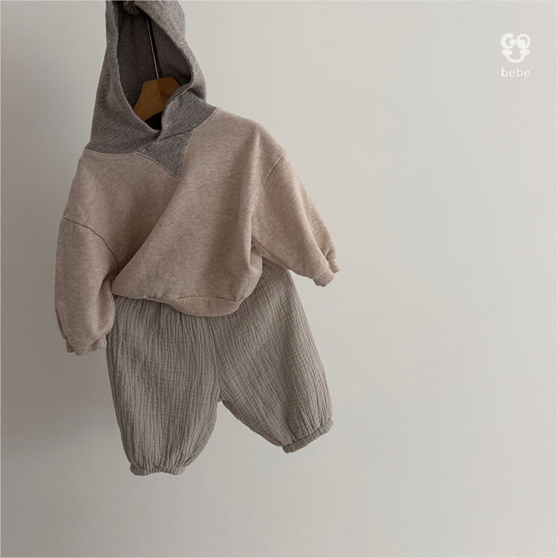 go;u - Korean Baby Fashion - #babyclothing - B Triangle Hoodie - 3