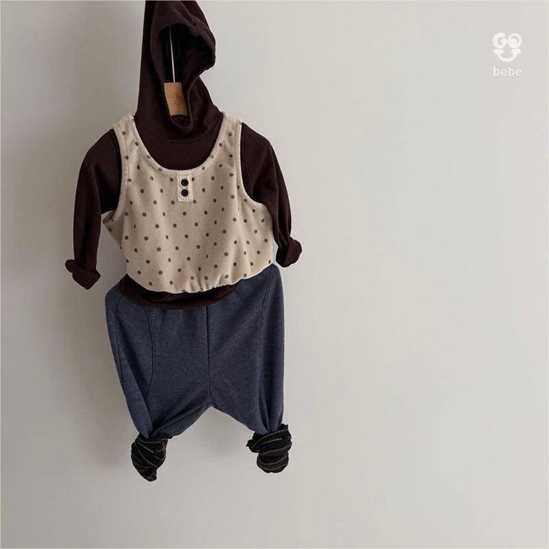go;u - Korean Baby Fashion - #babyclothing - B Dot Mango Tank Top - 5
