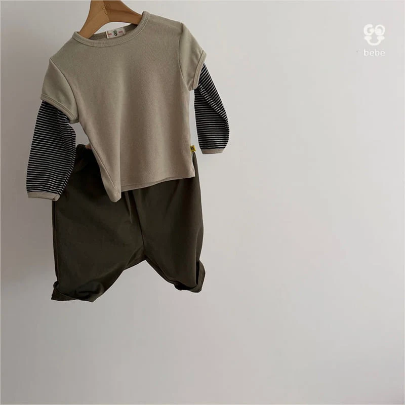 go;u - Korean Baby Fashion - #babyclothing - Bebe Two Tee - 4