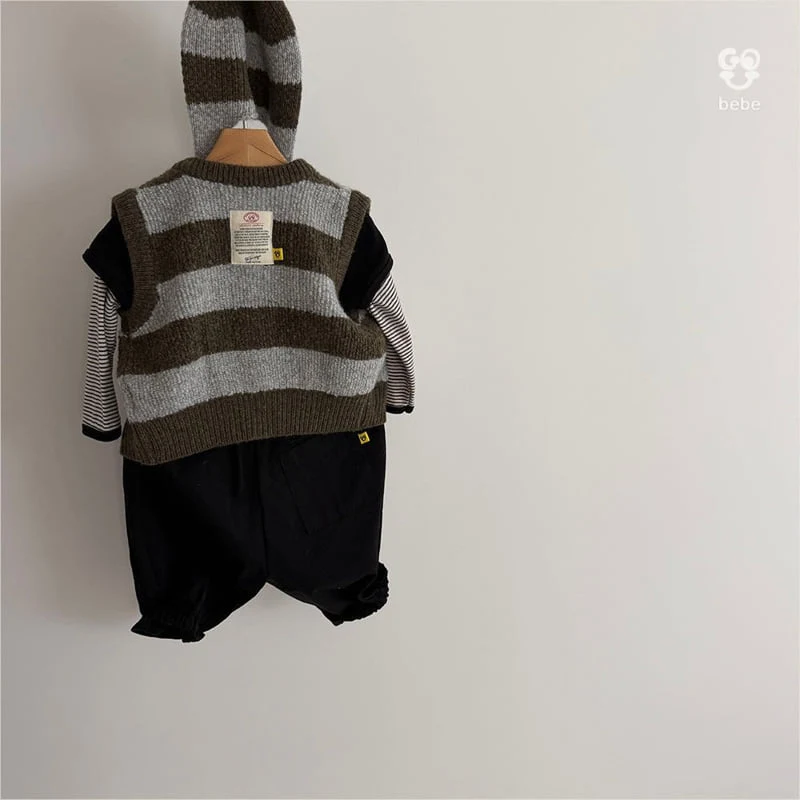 go;u - Korean Baby Fashion - #babyfashion - Bebe Ondo Vest - 10
