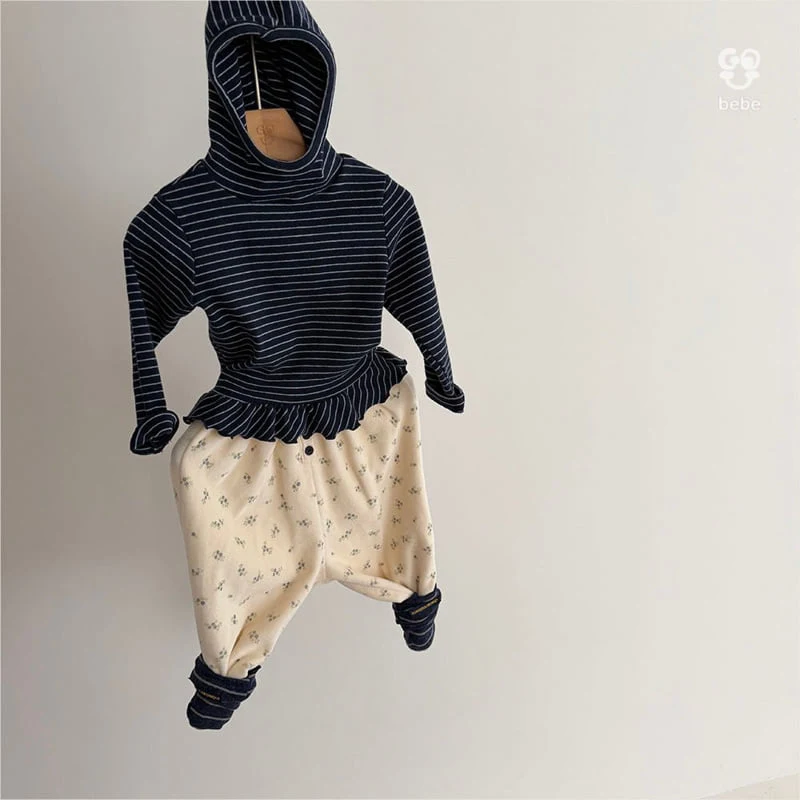 go;u - Korean Baby Fashion - #babyfashion - Bebe Dot Damdam Pants - 7