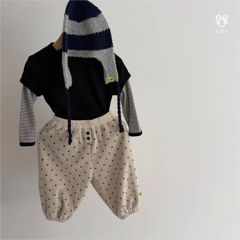 go;u - Korean Baby Fashion - #babyfashion - B Two-Piece Tee  - 5