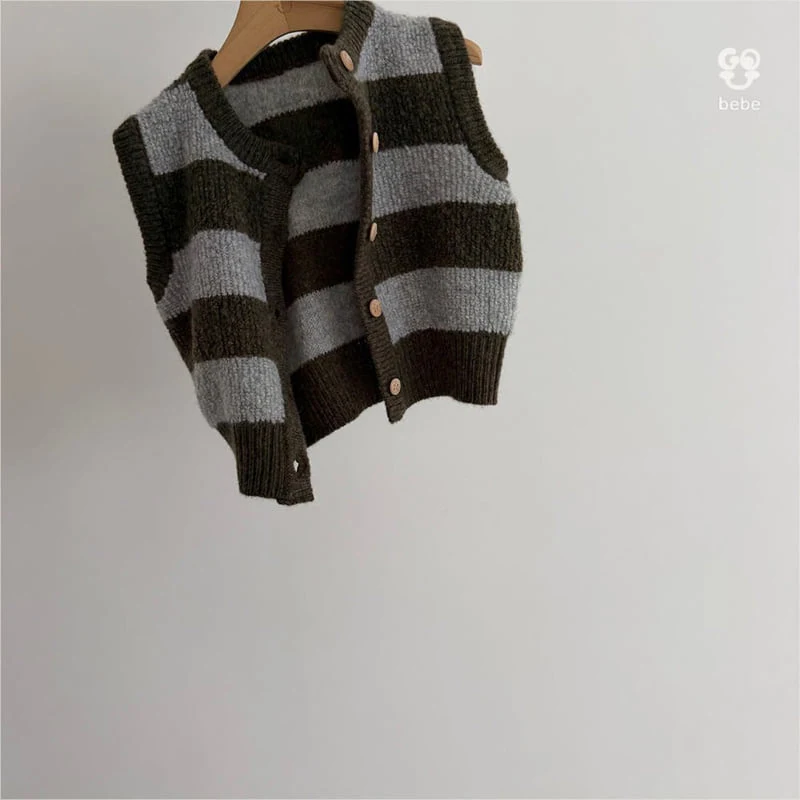 go;u - Korean Baby Fashion - #babyfever - Bebe Ondo Vest - 11