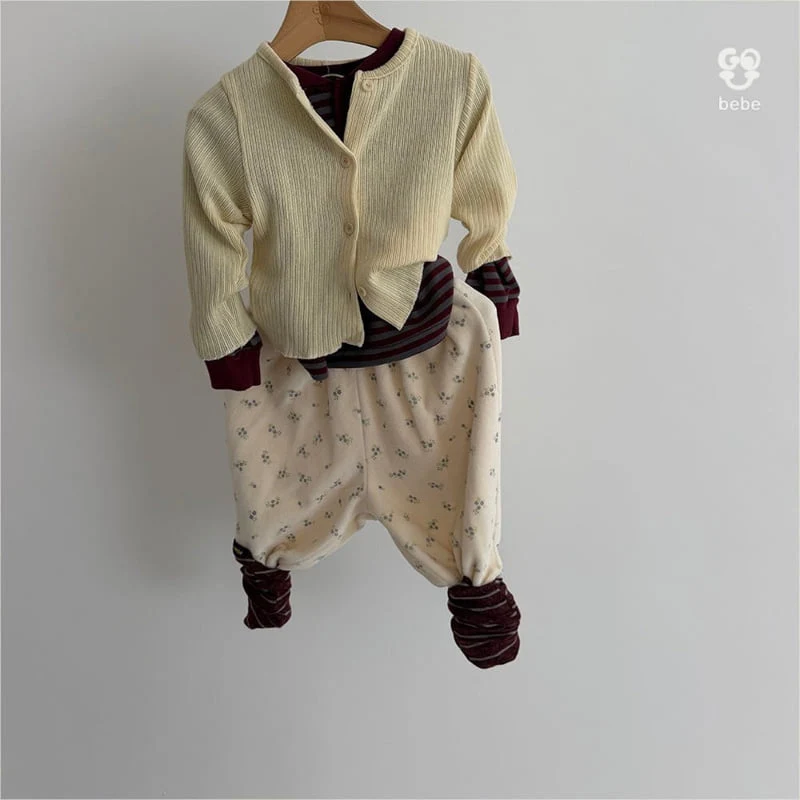 go;u - Korean Baby Fashion - #babyfever - Bebe Dot Damdam Pants - 8