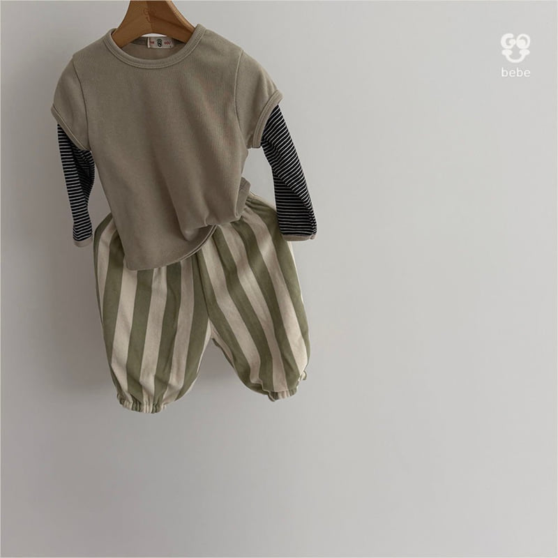go;u - Korean Baby Fashion - #babygirlfashion - Bebe Two Tee - 6