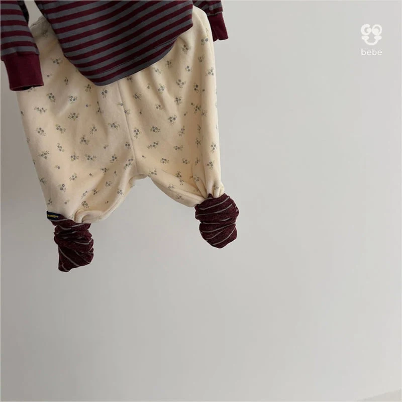 go;u - Korean Baby Fashion - #babygirlfashion - Bebe Dot Damdam Pants - 9