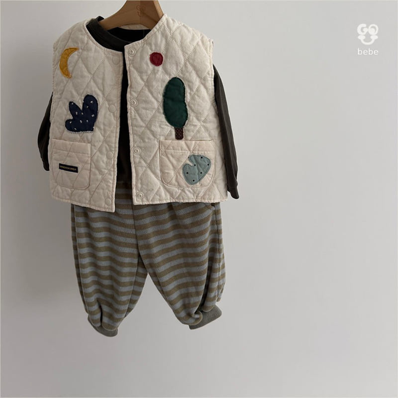go;u - Korean Baby Fashion - #babygirlfashion - Bebe Hururu Pants - 5