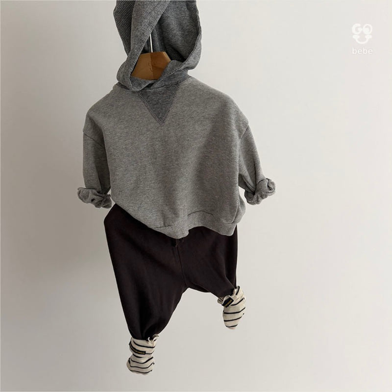 go;u - Korean Baby Fashion - #babygirlfashion - B Triangle Hoodie - 6