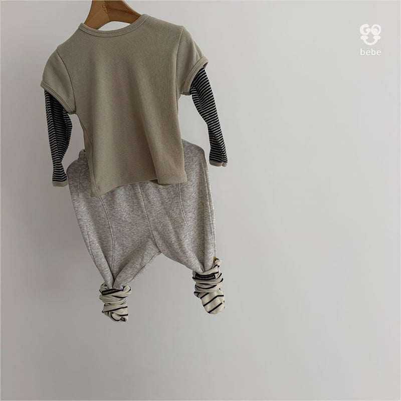 go;u - Korean Baby Fashion - #babylifestyle - Bebe Two Tee - 7