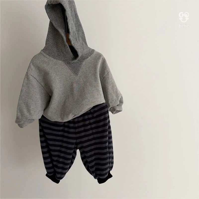 go;u - Korean Baby Fashion - #babylifestyle - Bebe Triangle Hoodie - 3