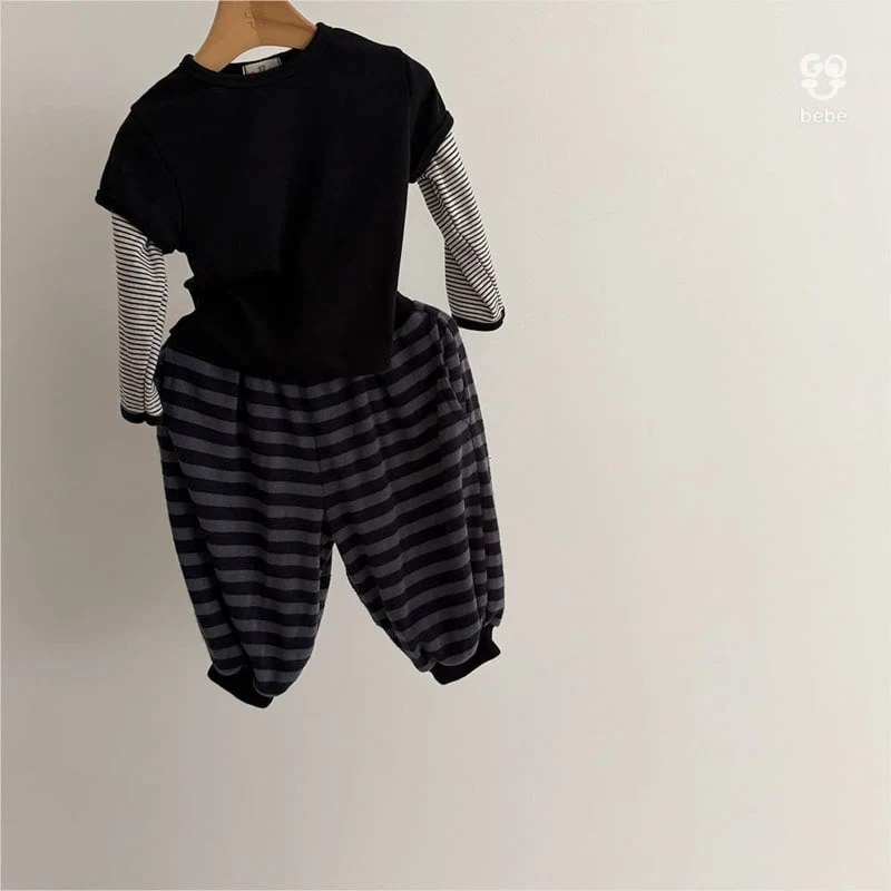go;u - Korean Baby Fashion - #babylifestyle - B Two-Piece Tee  - 8