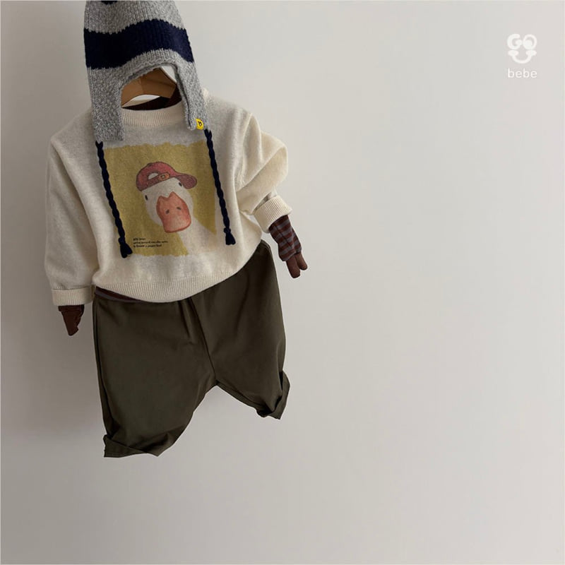 go;u - Korean Baby Fashion - #babylifestyle - B Duck Knit - 5