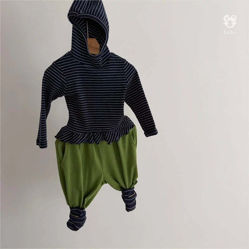go;u - Korean Baby Fashion - #babyoninstagram - Bebe Soft Hood Turtleneck Tee - 6