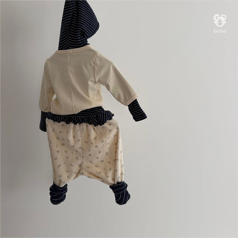 go;u - Korean Baby Fashion - #babyoninstagram - B Flowy Hooded Turtleneck Tee - 10