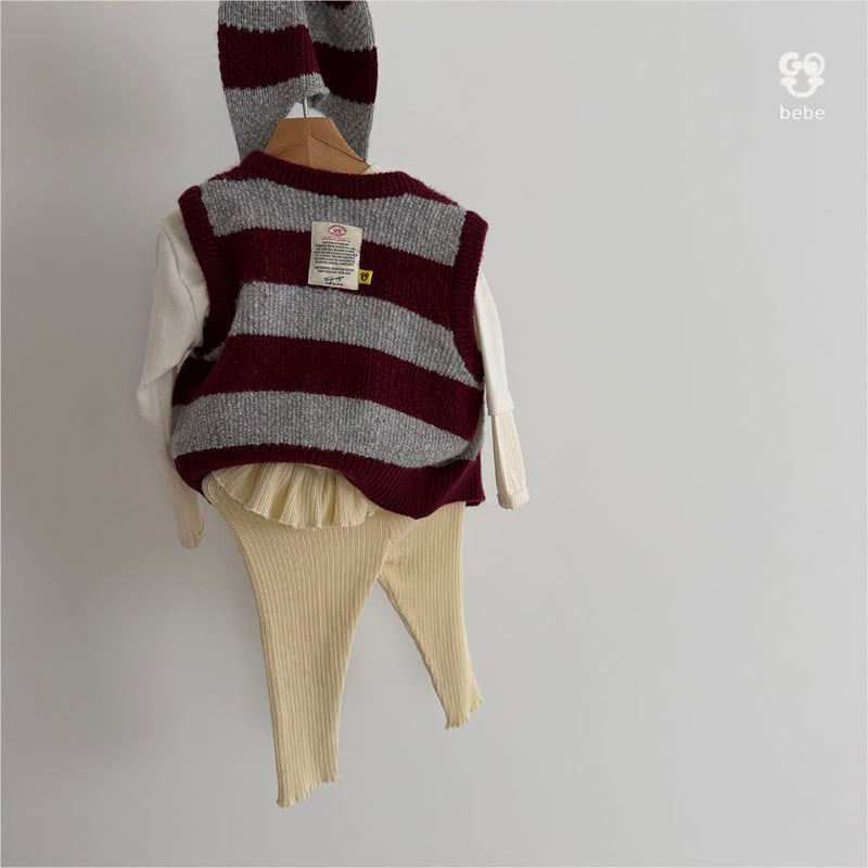 go;u - Korean Baby Fashion - #babyootd - Bebe Hoihoi Leggings - 6