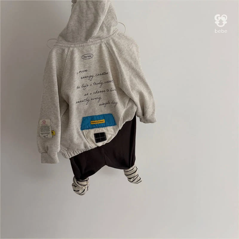 go;u - Korean Baby Fashion - #babyoninstagram - Bebe Sun Moon Zip-up - 4
