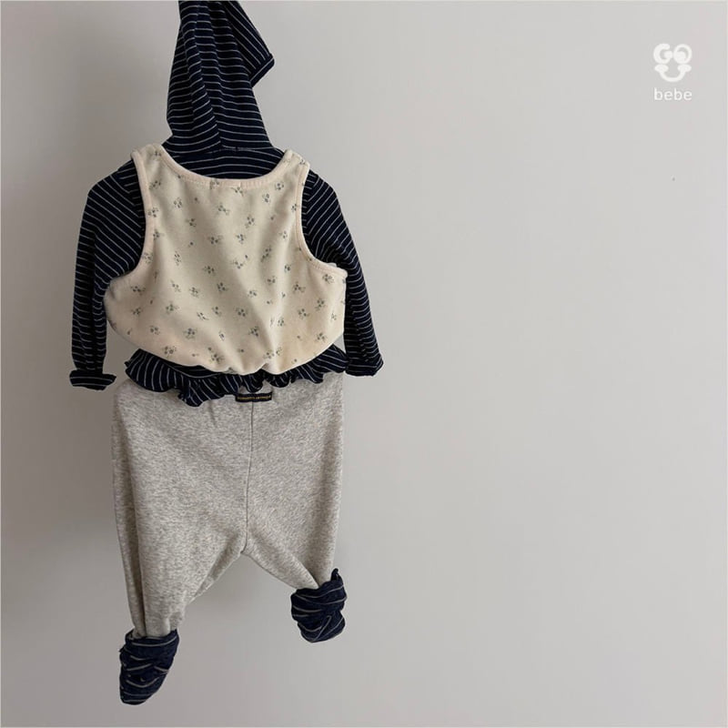 go;u - Korean Baby Fashion - #babyootd - Bebe Dot Mango Sleeveless - 7