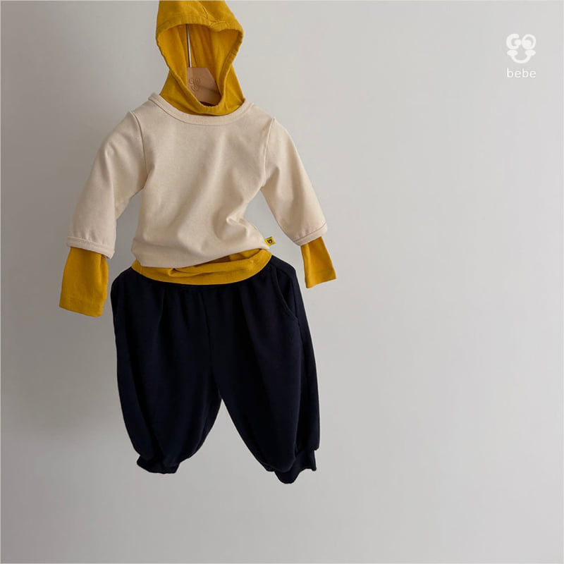 go;u - Korean Baby Fashion - #babyootd - B Hooded Turtleneck Tee - 3