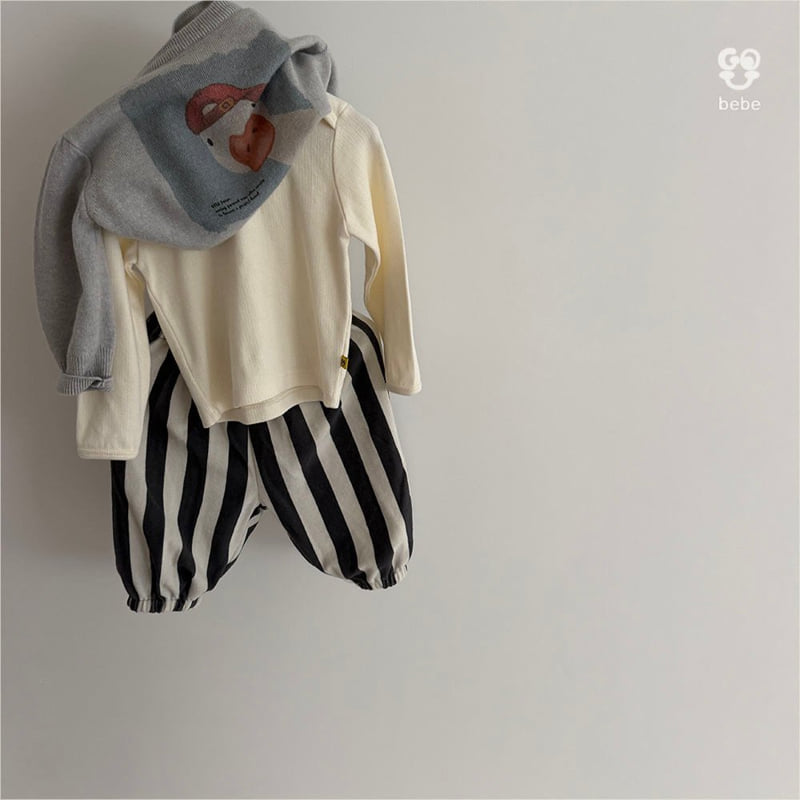 go;u - Korean Baby Fashion - #babyoutfit - Bebe Talktalk Tee - 12