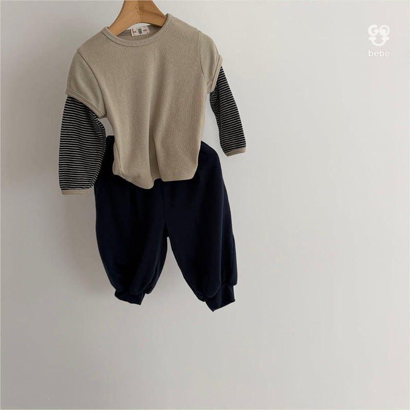 go;u - Korean Baby Fashion - #babyoutfit - Bebe Two Tee - 10