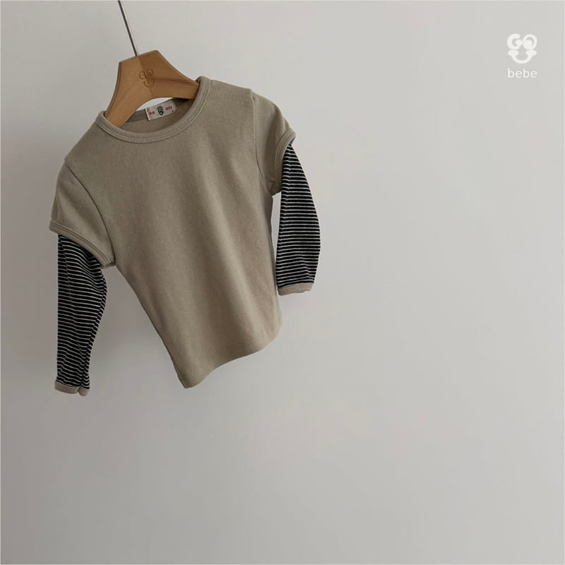 go;u - Korean Baby Fashion - #babyoutfit - Bebe Two Tee - 11